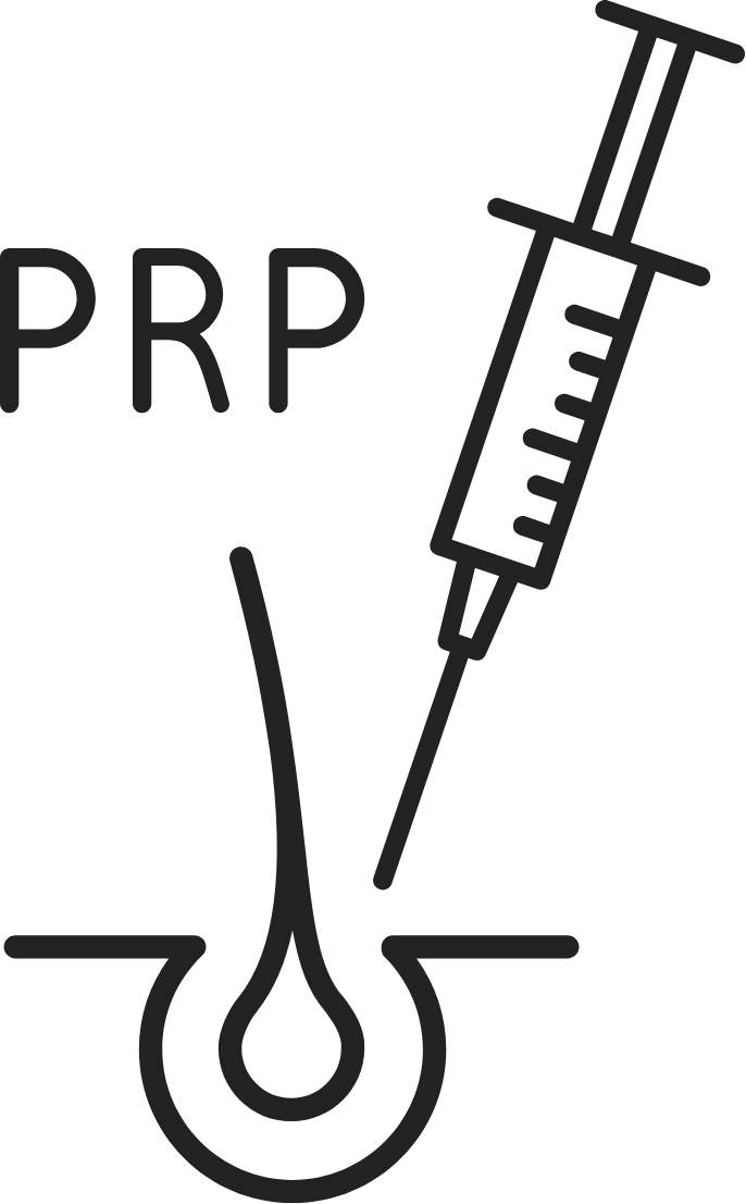 PRP calvicie icono